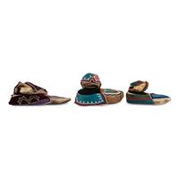 Delaware Beaded Hide Moccasins