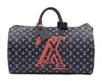 Louis Vuitton Limited Edition Keepall Bandoulière 50 in Monogram Ink Coated Canvas, Upside Down, Fall Winter Precollection 2018