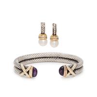 DAVID YURMAN, COLLECTION OF STERLING SILVER AND YELLOW GOLD JEWELRY