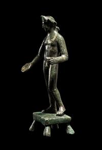 A Roman Bronze Votary Figure