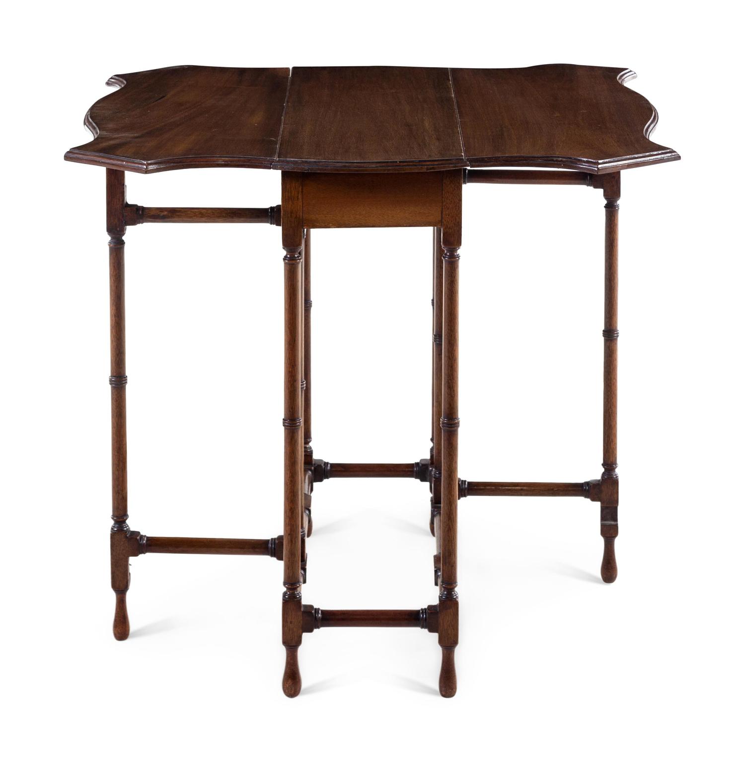 A George III Mahogany Spider-Leg Table