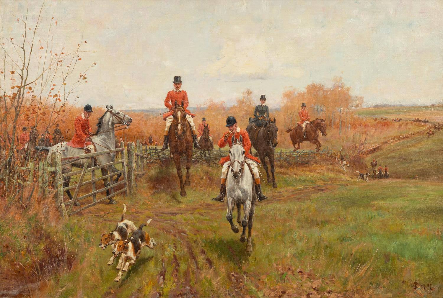 Over the Fence , 1897