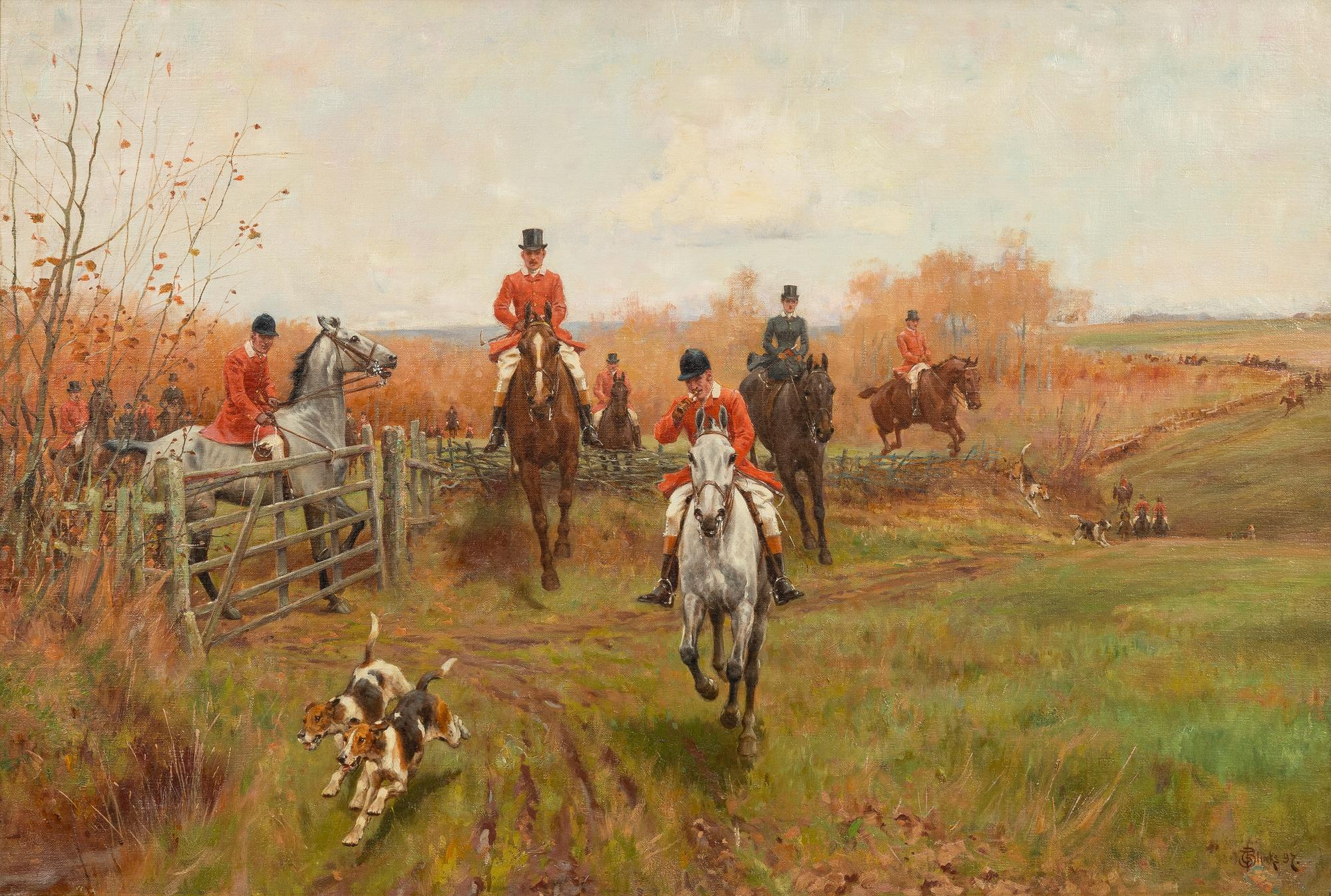 Over the Fence , 1897