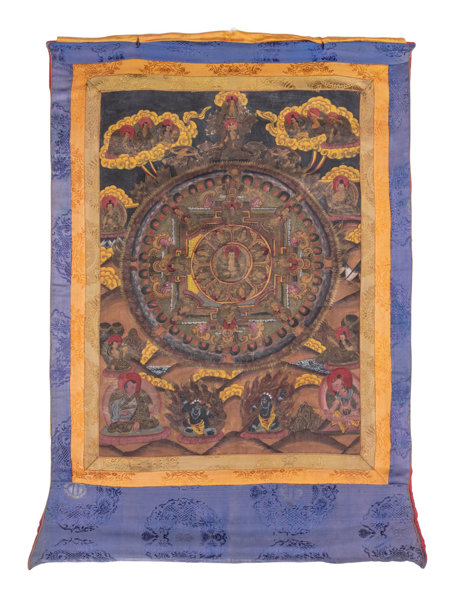 Two Tibetan Thangka Paintings