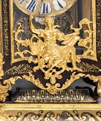 A Louis XV Gilt Bronze Mounted Boulle Marquetry Bracket Clock