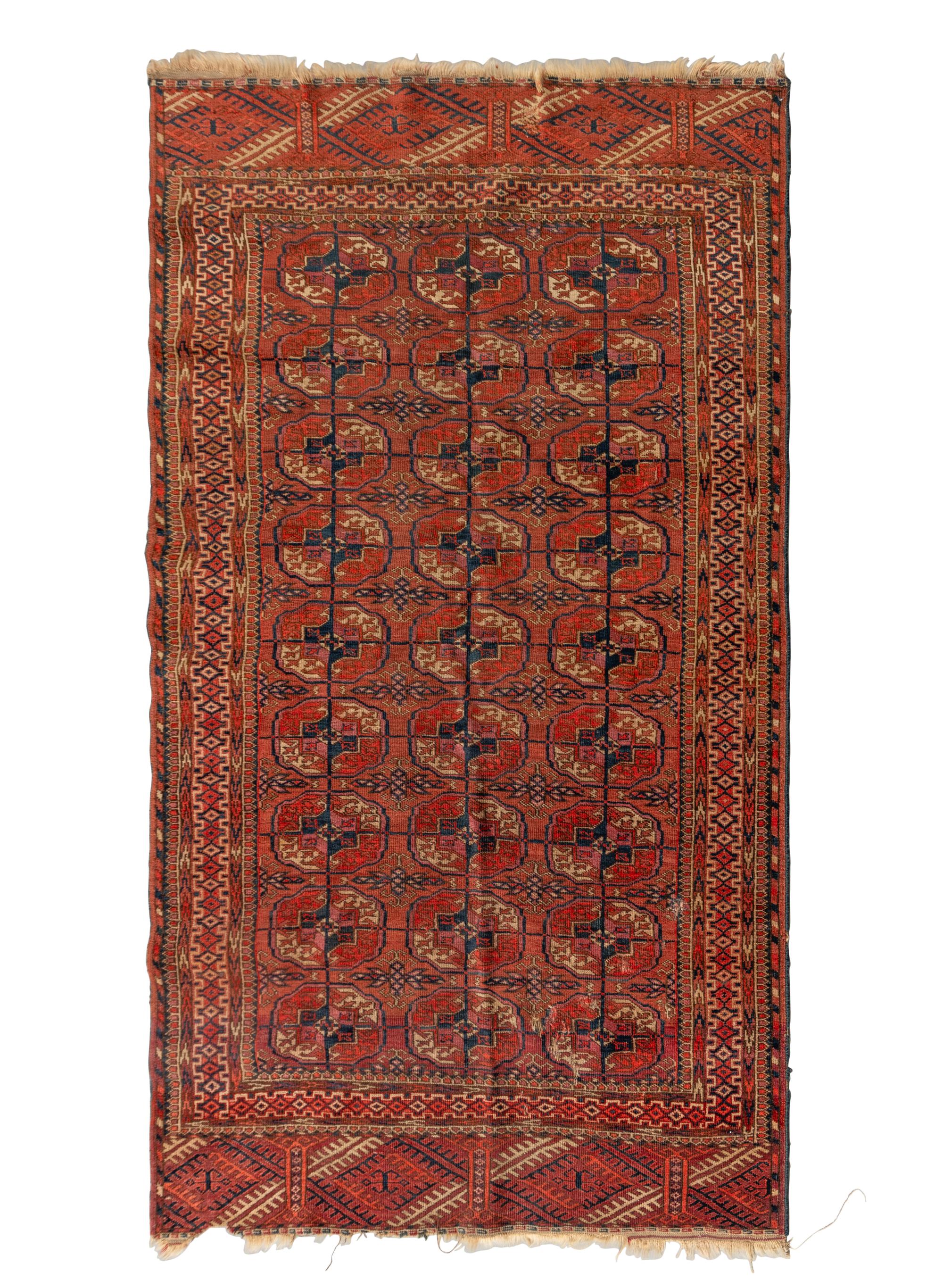 A Turkoman Wool Rug