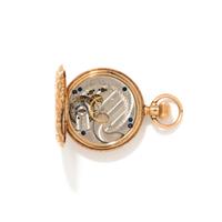 ELGIN, 14K YELLOW GOLD HUNTER CASE POCKET WATCH