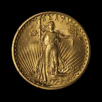 A 1908 St. Gaudens $20 Gold Coin