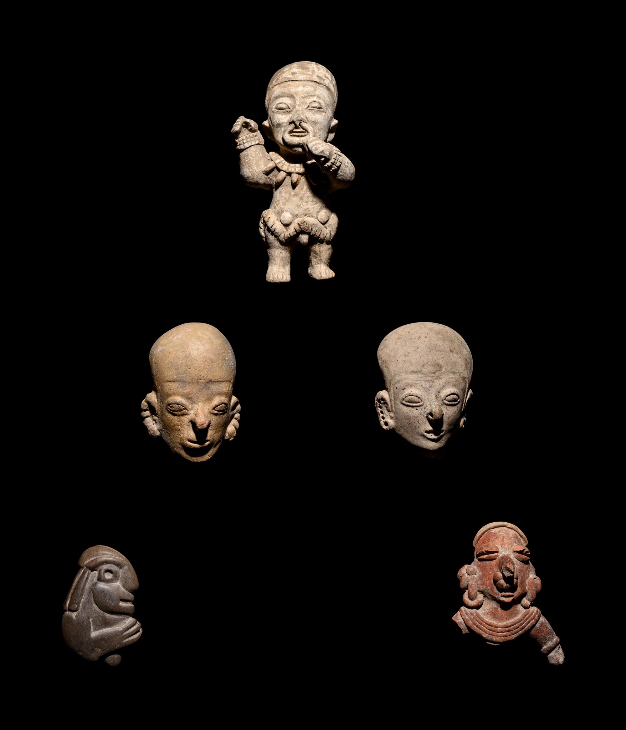 A Group of Five Pre-Columbian Objects