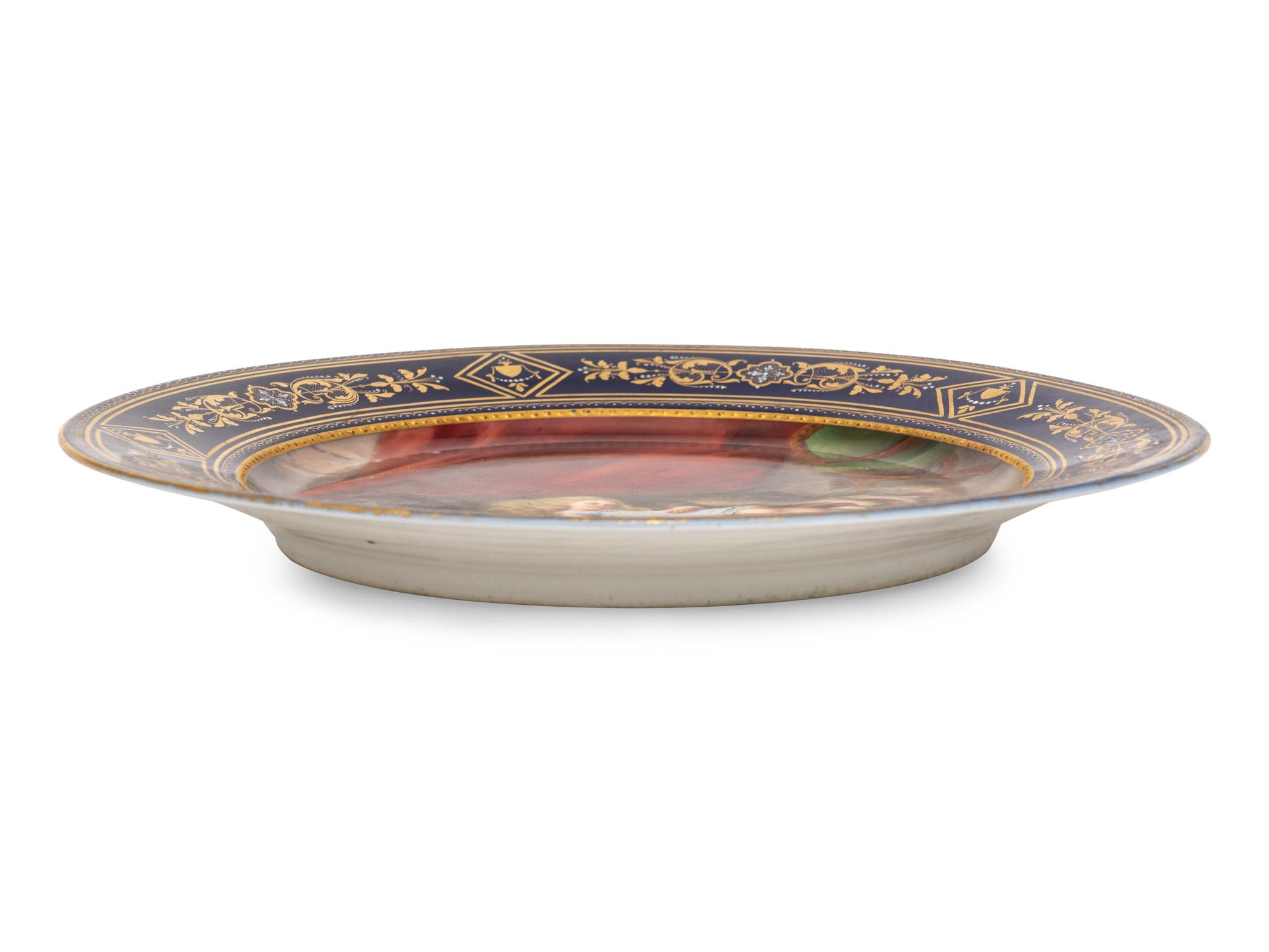 A Vienna Porcelain Cabinet Plate