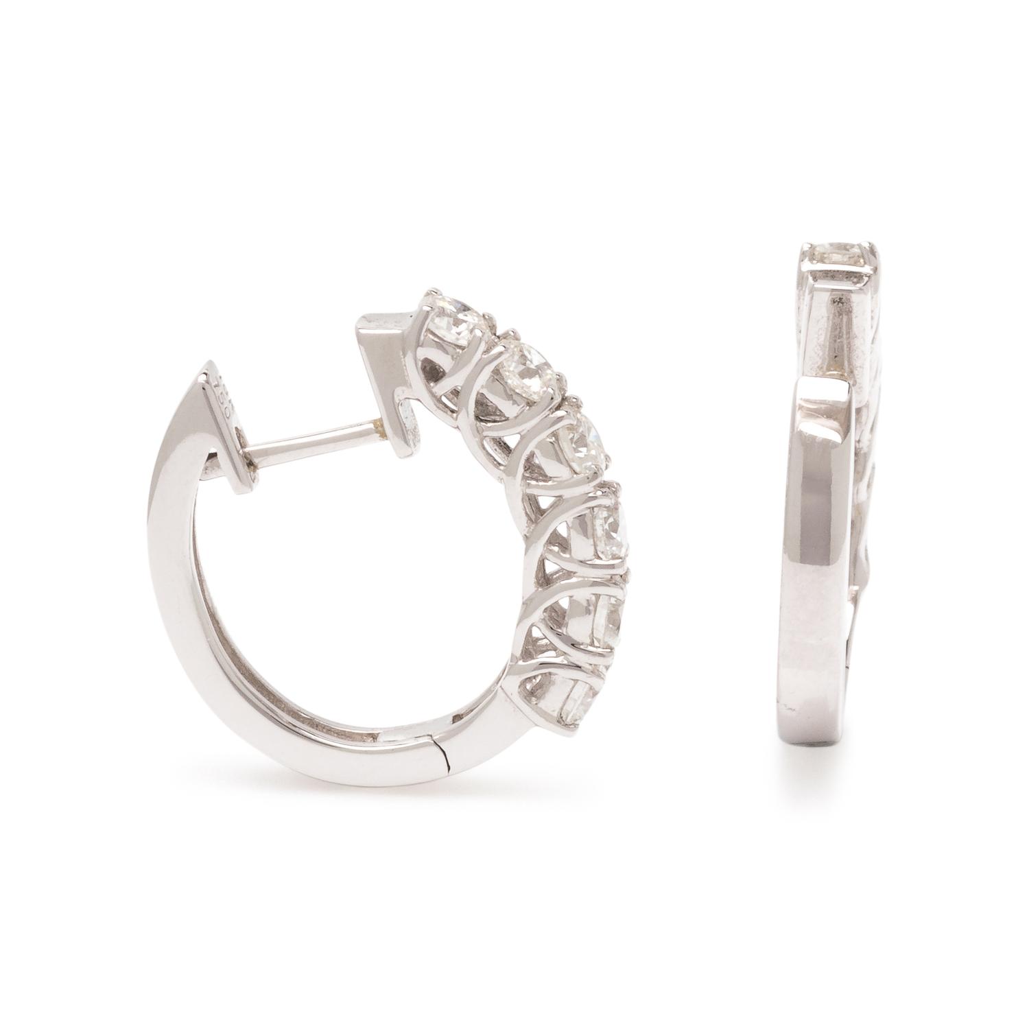 DIAMOND HOOP EARRINGS