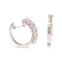 DIAMOND HOOP EARRINGS