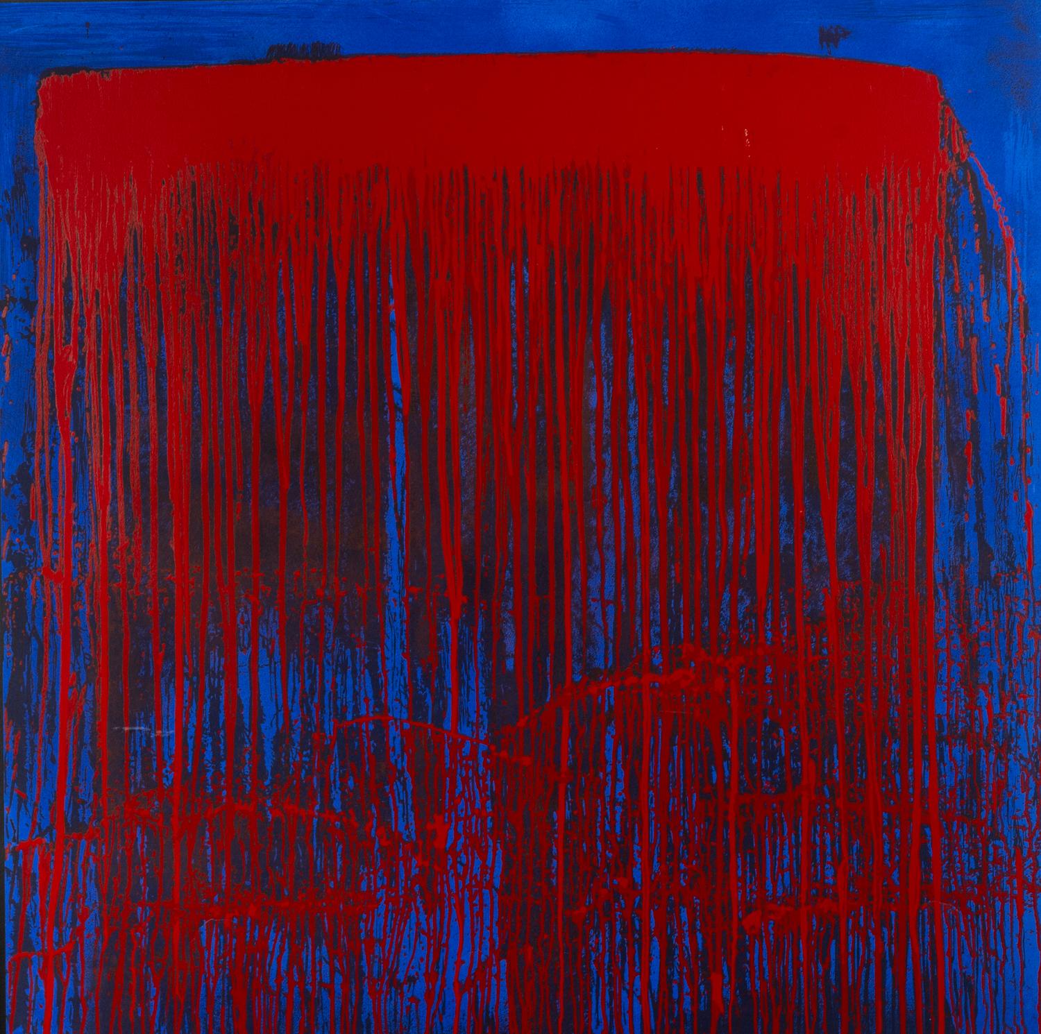 Red and Blue Berlin Waterfall , 1993