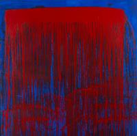 Red and Blue Berlin Waterfall , 1993