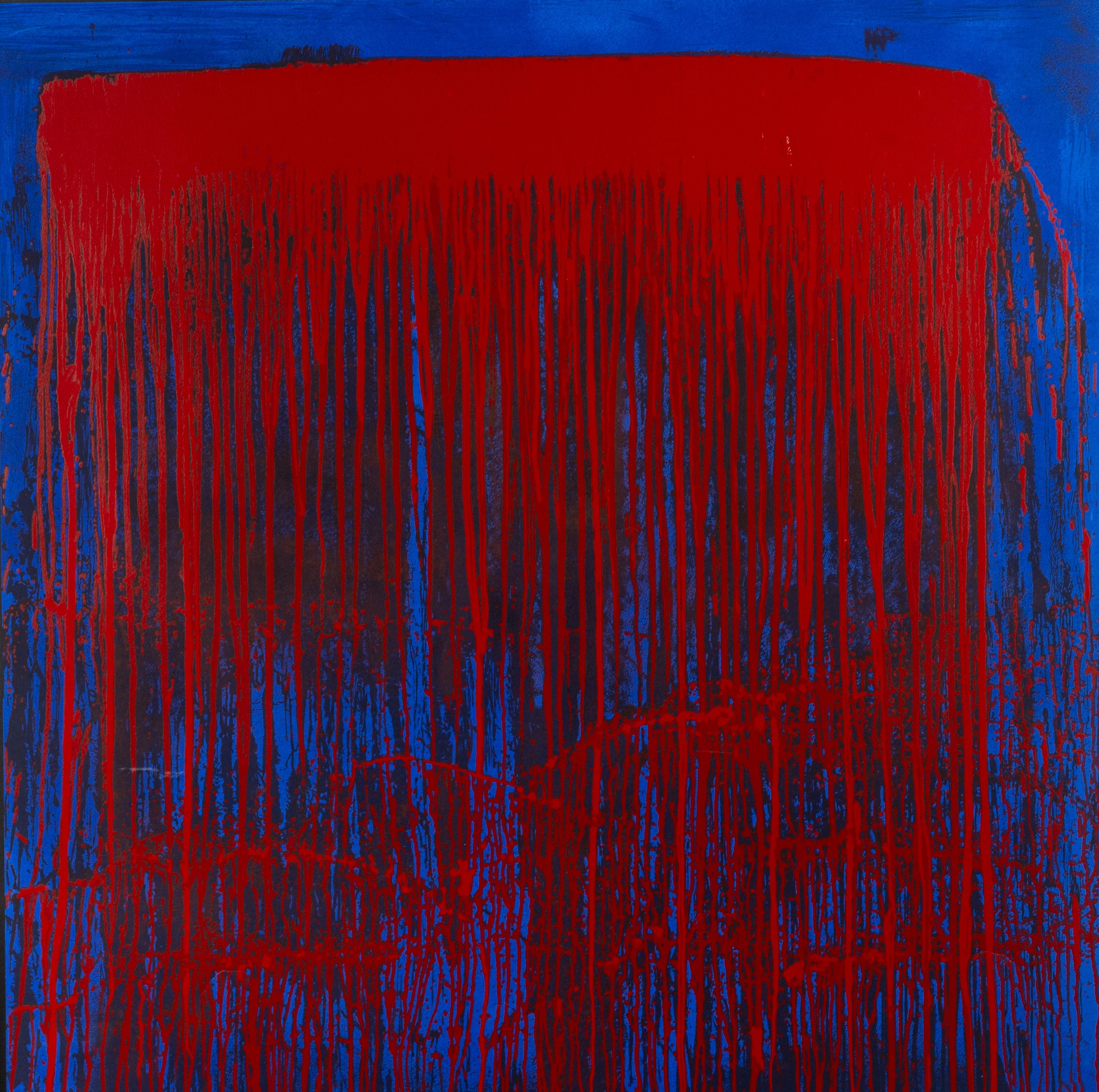 Red and Blue Berlin Waterfall , 1993