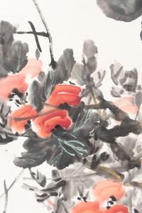 Three Chinese Paintings Scrolls