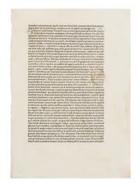 [LEAF BOOKS - INCUNABULA]. A group of 3 leaf books with leaves printed during the 15th century, comprising: