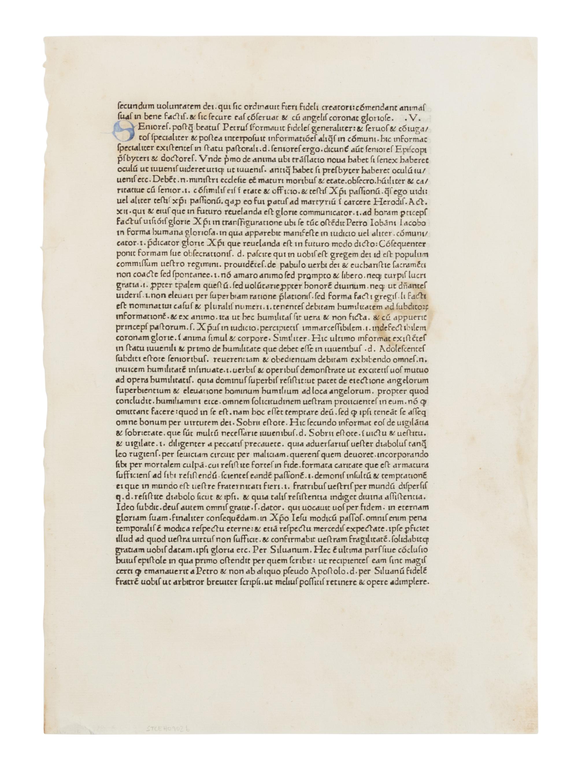 [LEAF BOOKS - INCUNABULA]. A group of 3 leaf books with leaves printed during the 15th century, comprising: