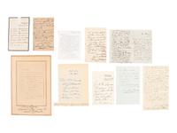 LIND, Jenny (1820-1887). A collection of 14 items highlighted by 8 autograph letters signed by Jenny Lind, the Swedish opera singer.