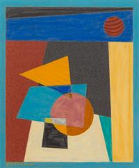Emil Bisttram, (American, 1895-1976), Abstraction, 1941