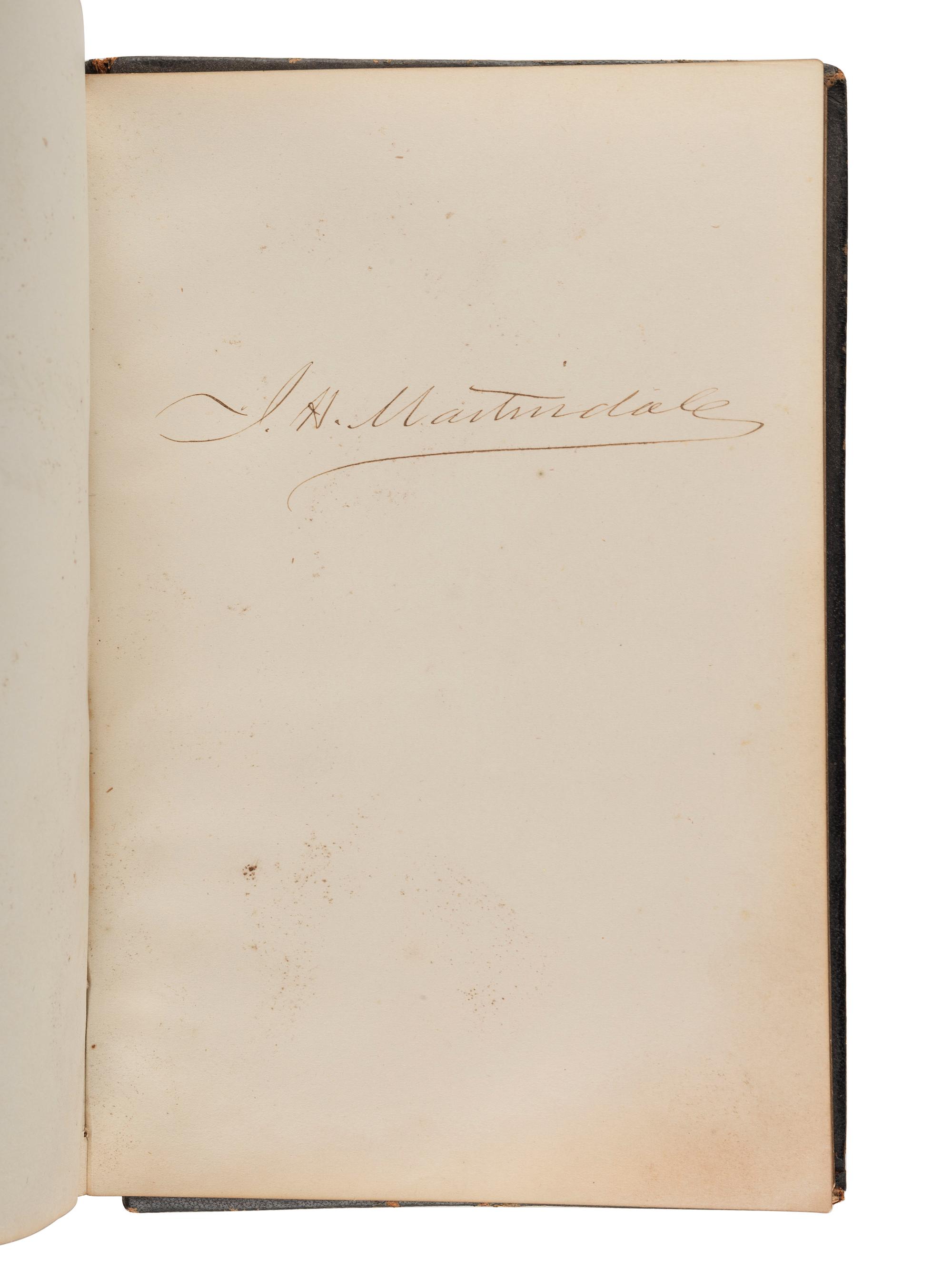 [LINCOLN, Abraham (1809-1865), DOUGLASS, Frederick (ca 1818-1895), and others - AUTOGRAPH ALBUM].