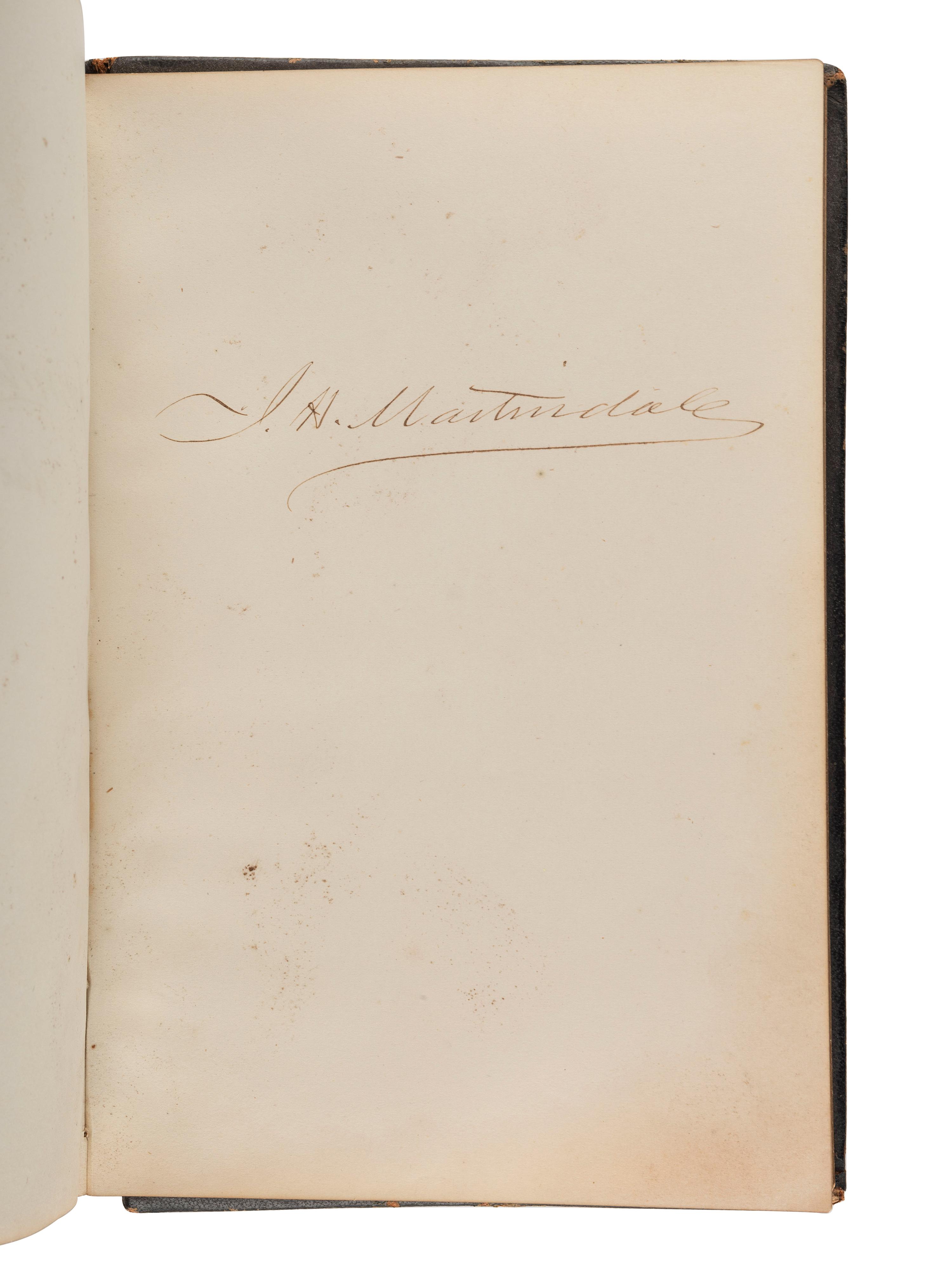 [LINCOLN, Abraham (1809-1865), DOUGLASS, Frederick (ca 1818-1895), and others - AUTOGRAPH ALBUM].