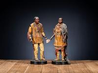 European Upper Missouri Wax Figures, Modeled After Karl Bodmer's Mandan