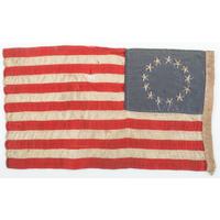 13-Star Silk Flag Possibly Made by Betsy Ross' Granddaughter