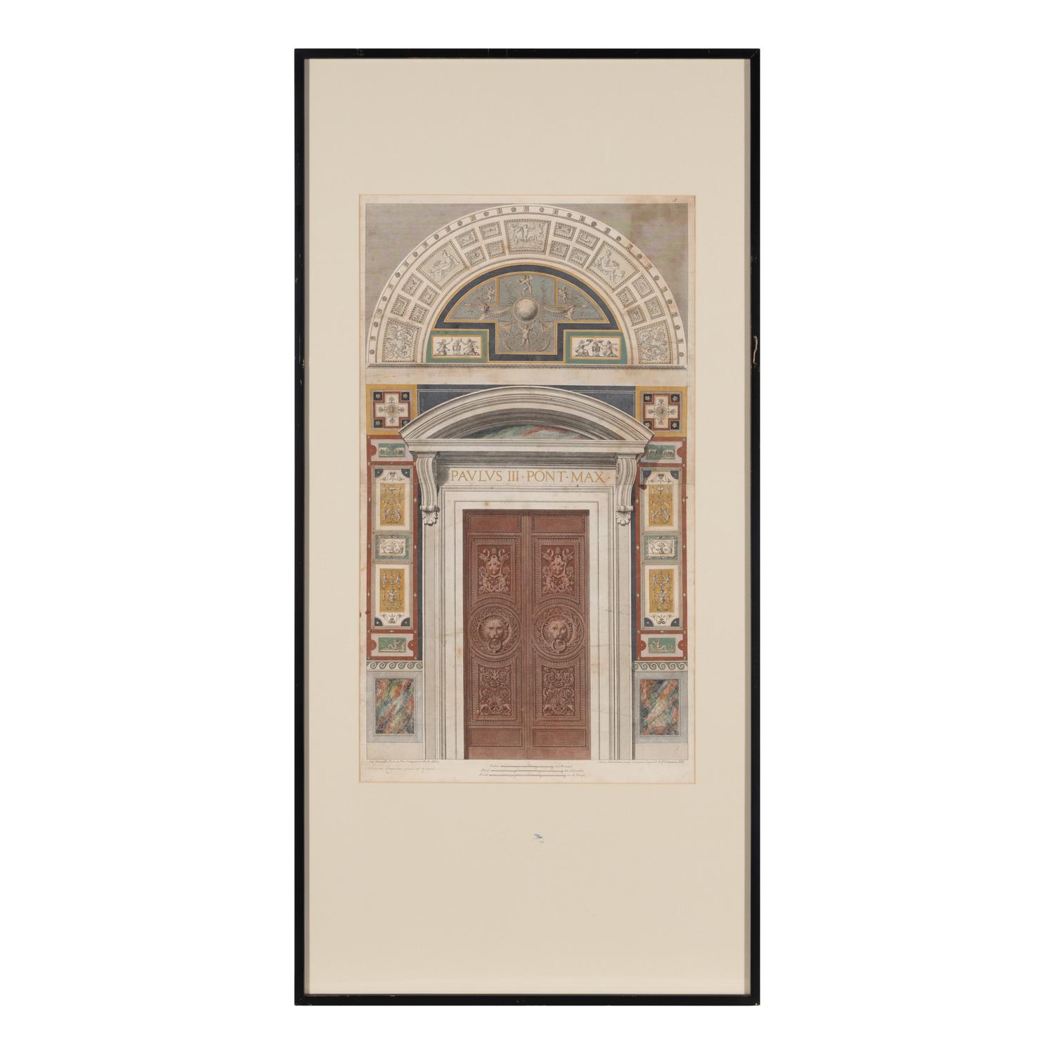 After Gaetano Savorelli — Four Plates from Le Logge di Raffaello