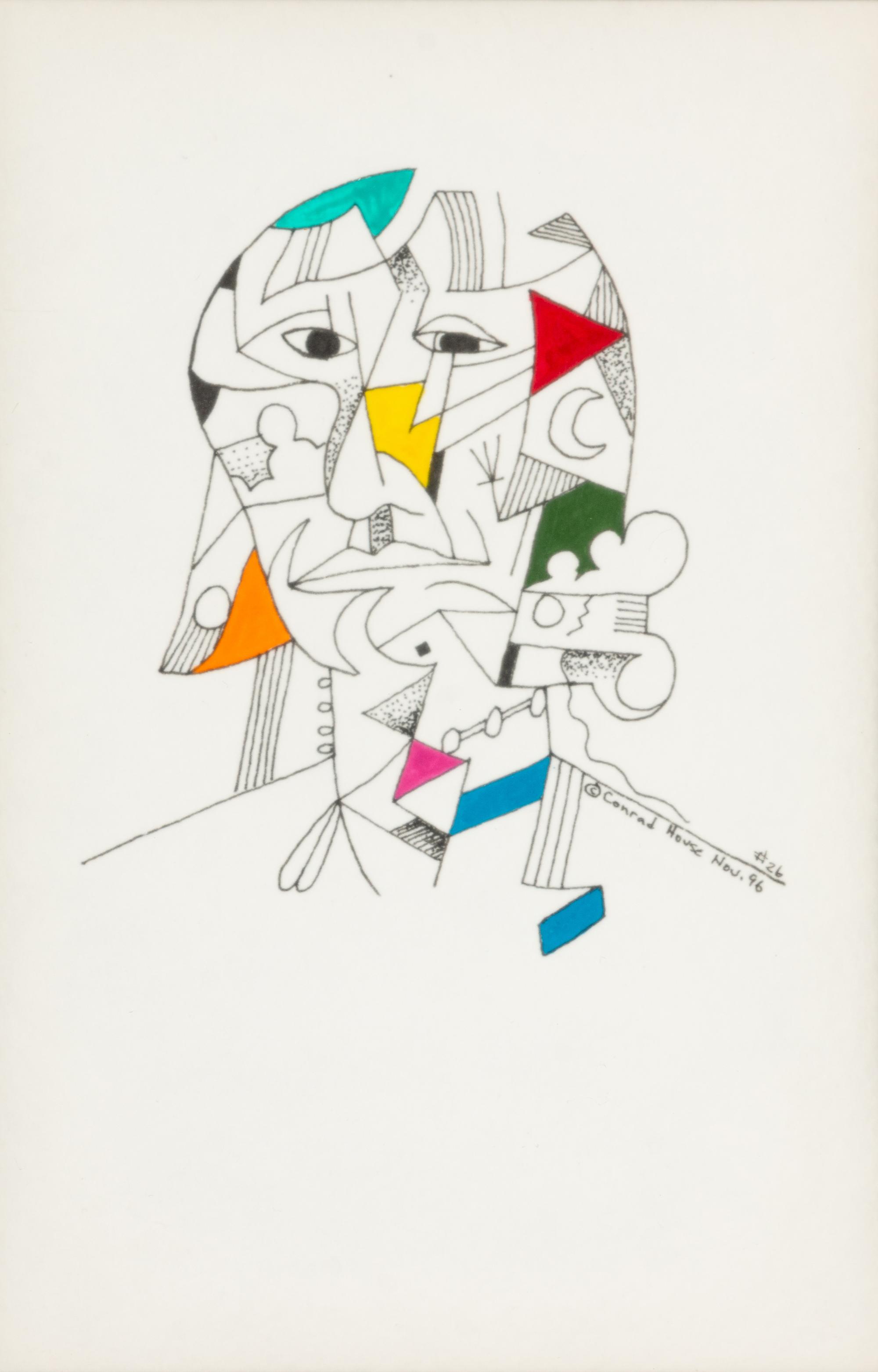 Two Works: Face #12 , 1997 and Face #26 , 1996