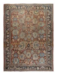 A Mahal Wool Rug
