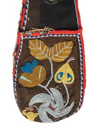 Plateau Beaded Wool Pommel Bag