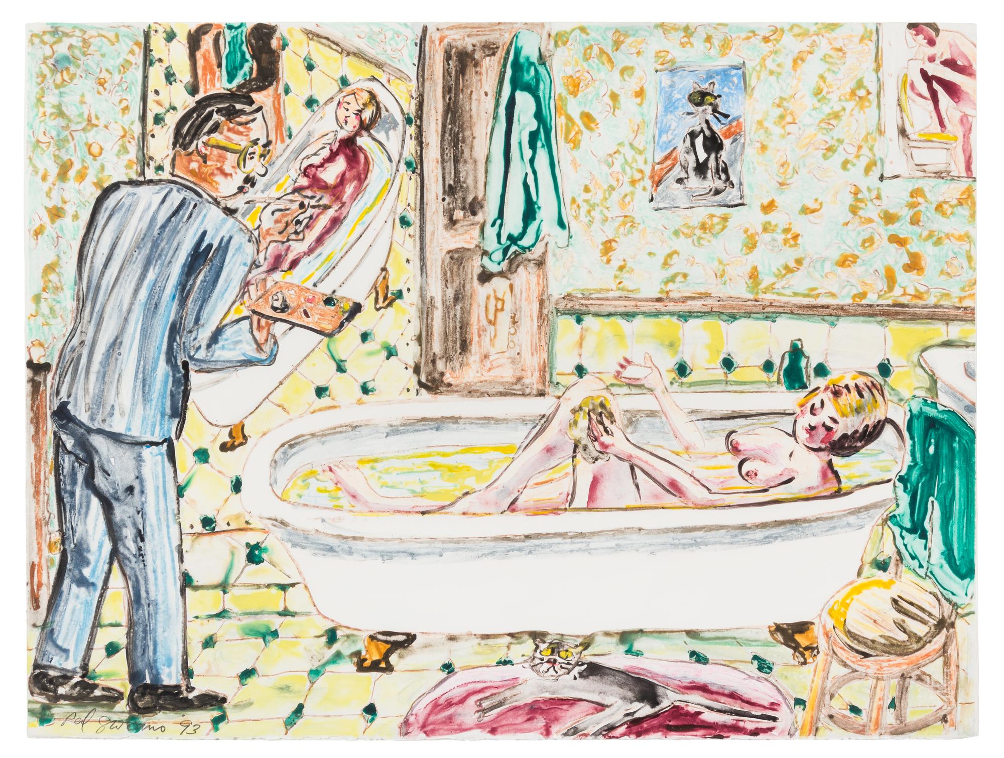 Red Grooms, (American, b. 1937), Bonnard II, 1993