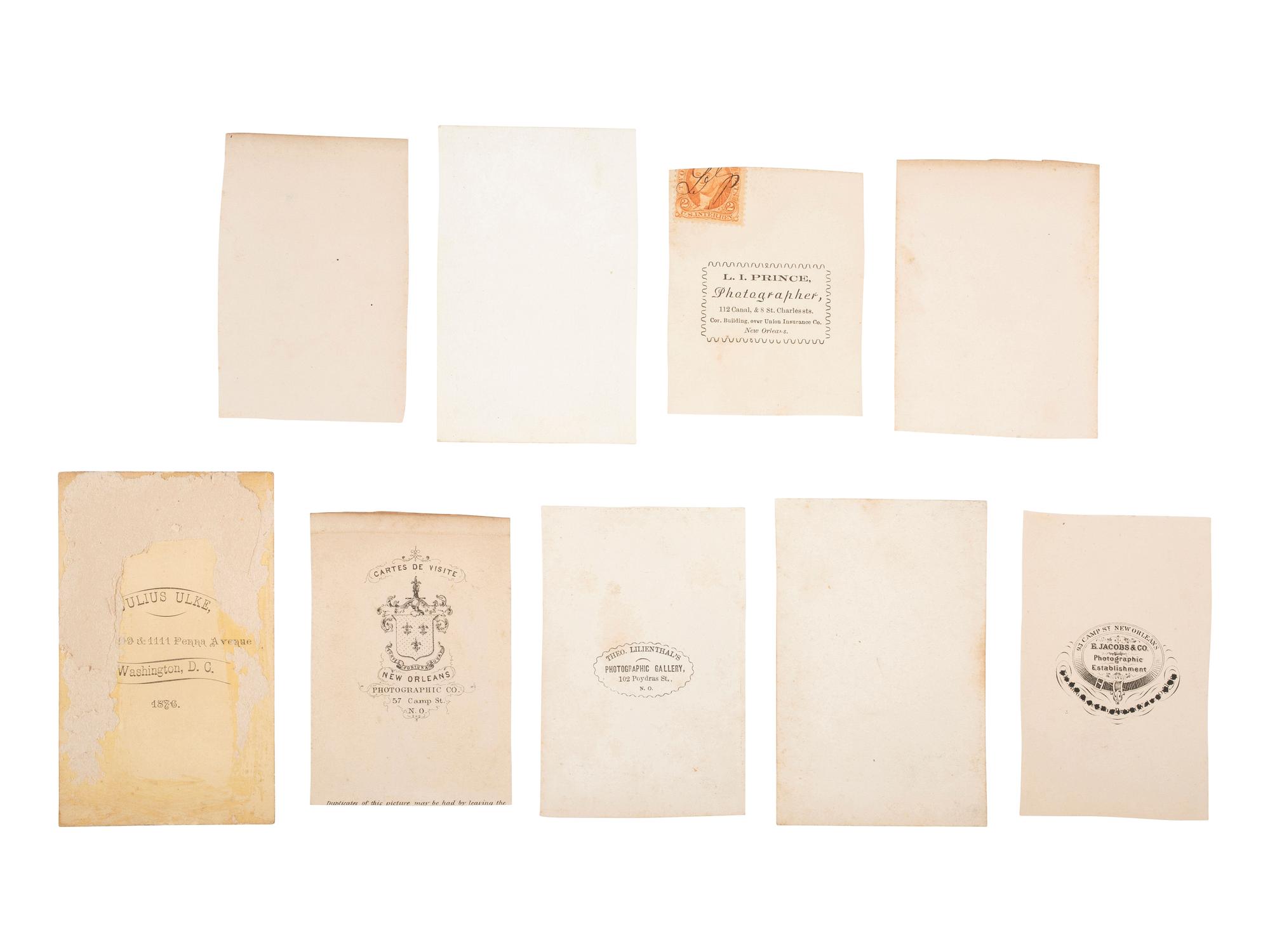 [CIVIL WAR - DEPARTMENT OF THE GULF - NAVY]. 32 CDVs of Union officers serving in the Department of the Gulf and the Navy, incl. General Edwin Griffin Beckwith and Lieutenant Joseph B. Smith, KIA aboard the frigate Congress .
