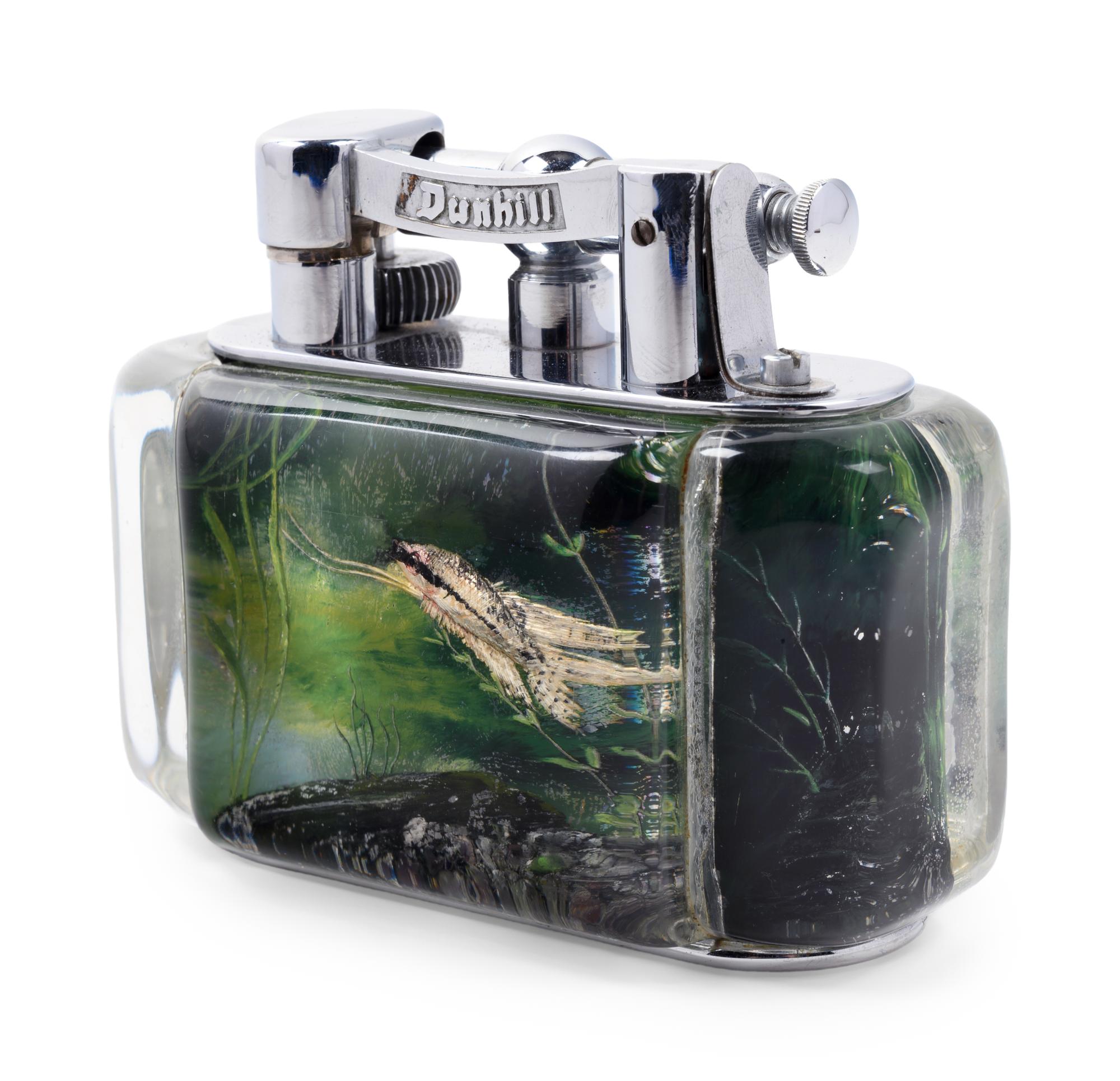 A Dunhill Aquarium Table Lighter