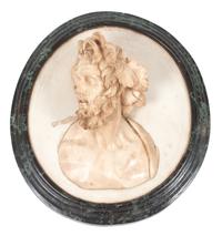 A Cast Plaque Height 14 inches.