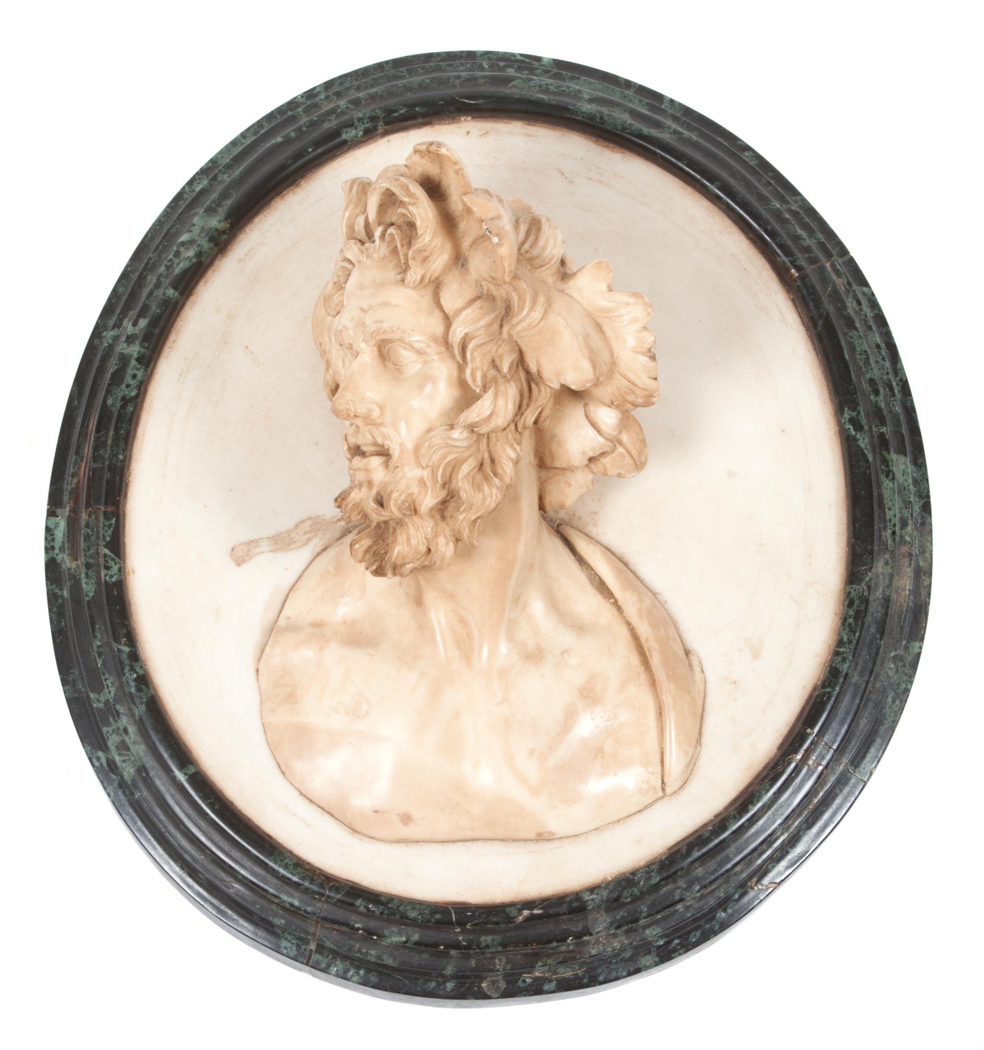 A Cast Plaque Height 14 inches.