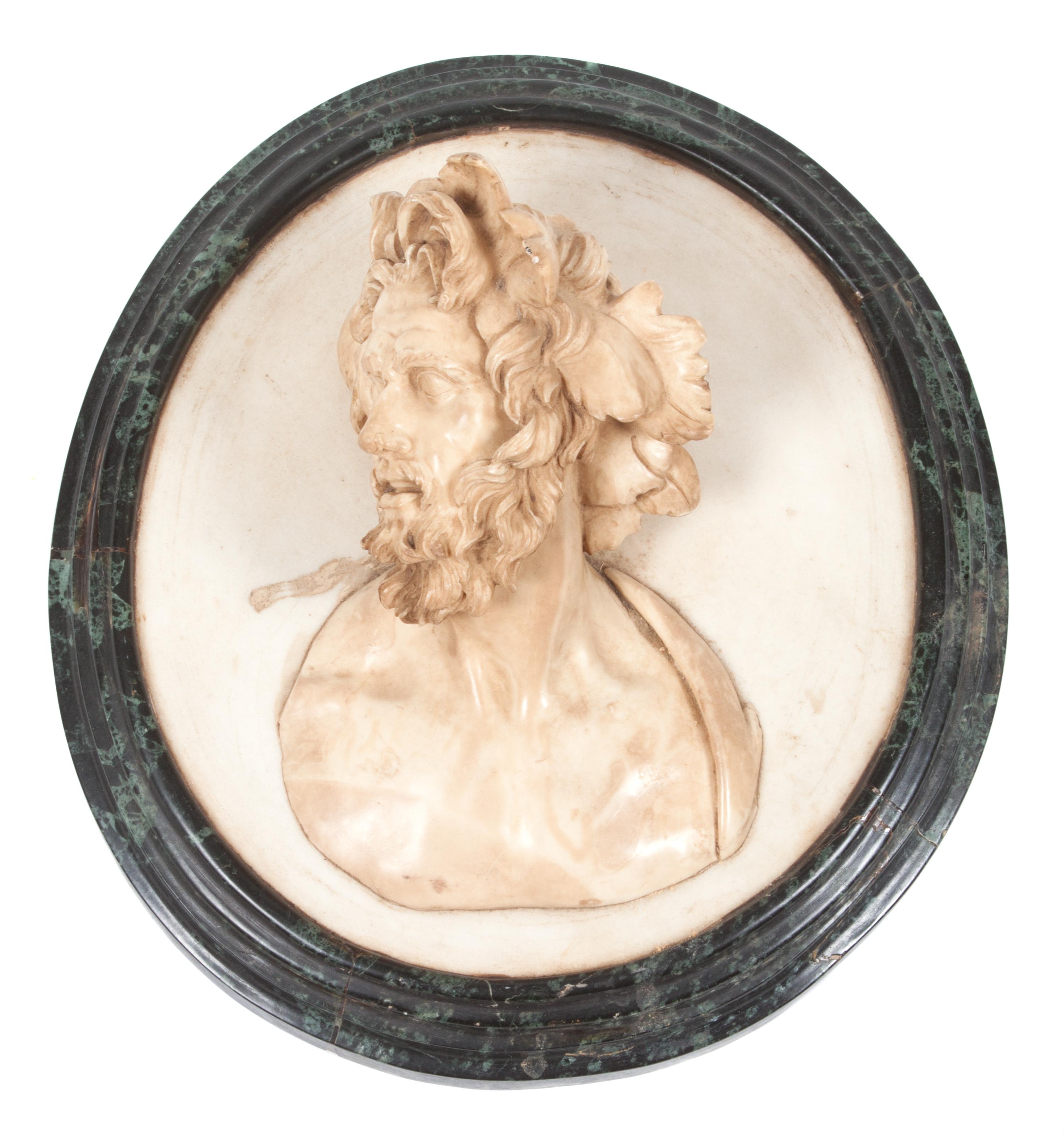 A Cast Plaque Height 14 inches.