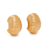 CARTIER, YELLOW GOLD EARCLIPS