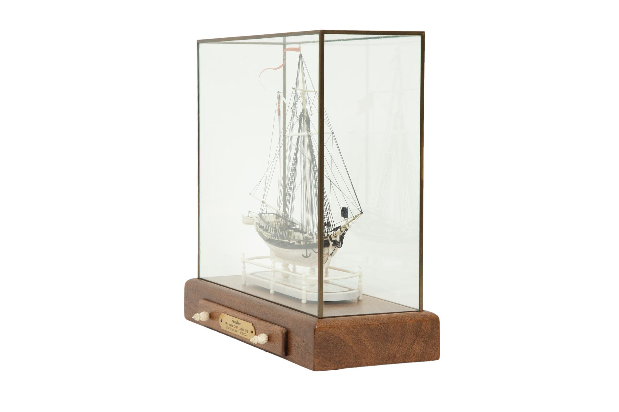 A Cased Model of the Ship Providence by William Hitchcock (1928-2006)