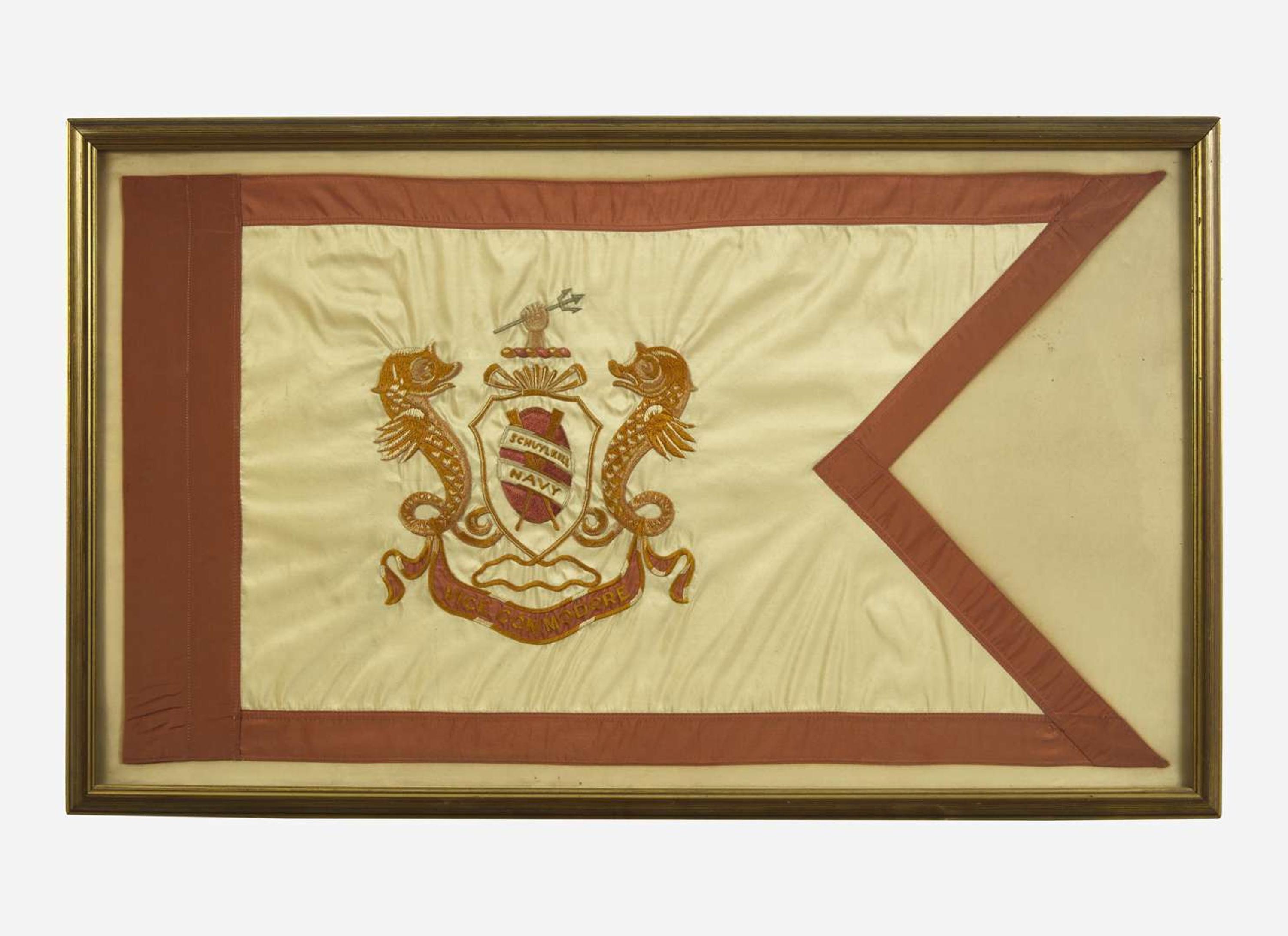 [Philadelphia & Pennsylvania] [Rowing] Schuylkill Navy Pennant Flag