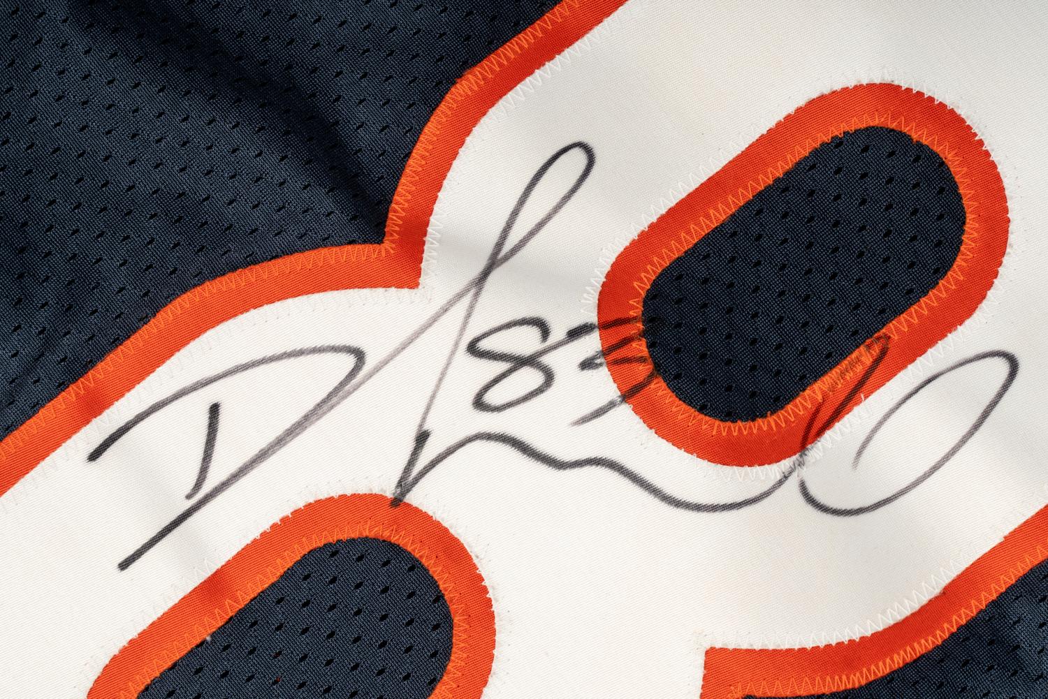 A David Terrell Signed Chicago Bears Team Issued Jersey