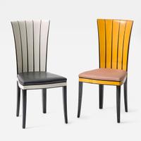 After Eliel Saarinen (Finnish-American, 1873-1950) Two "Cranbrook" Chairs, Charles Phipps & Sons, USA, designed 1929-30, the present lot circa 1990