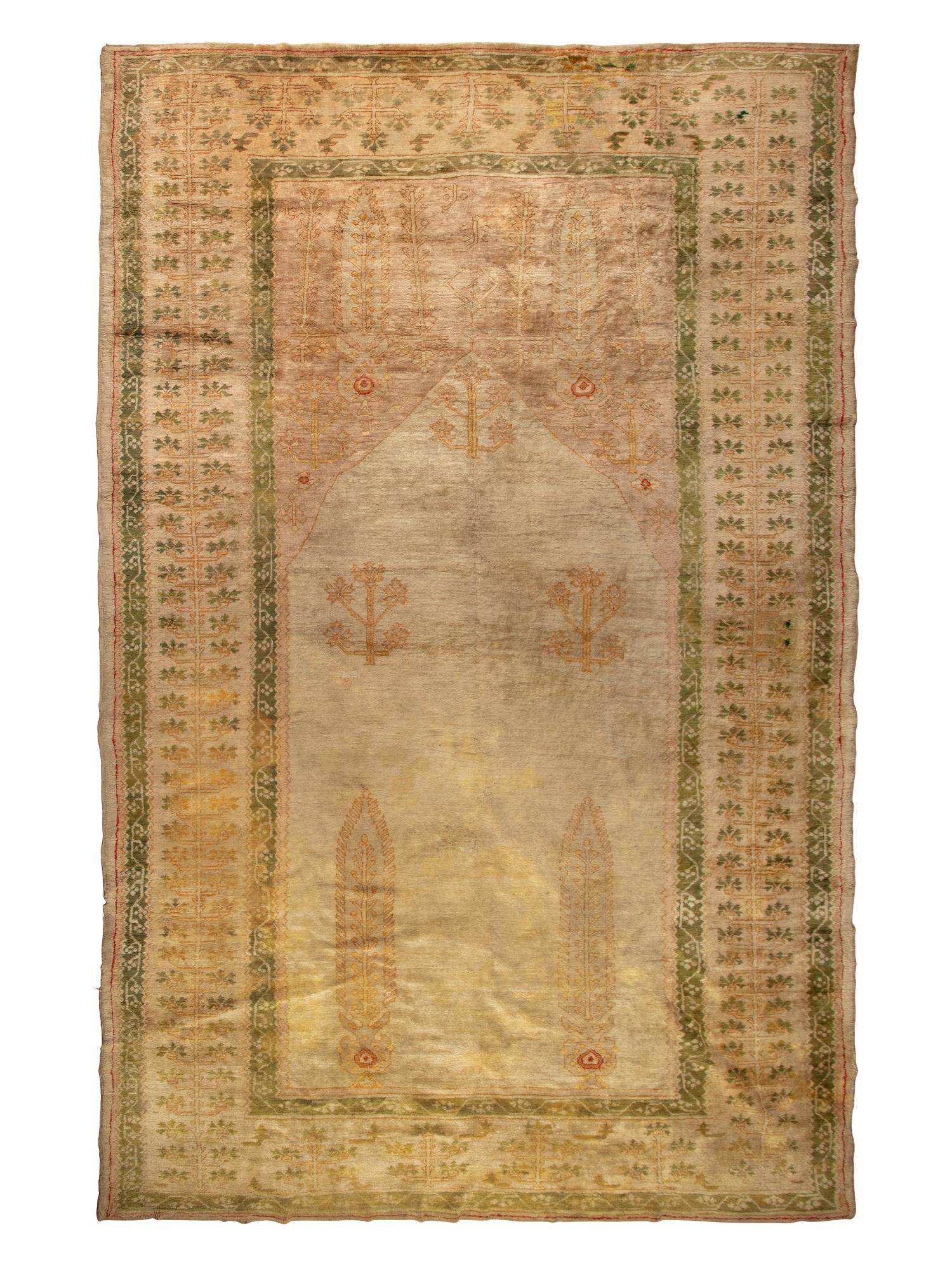 An Oushak Wool Rug