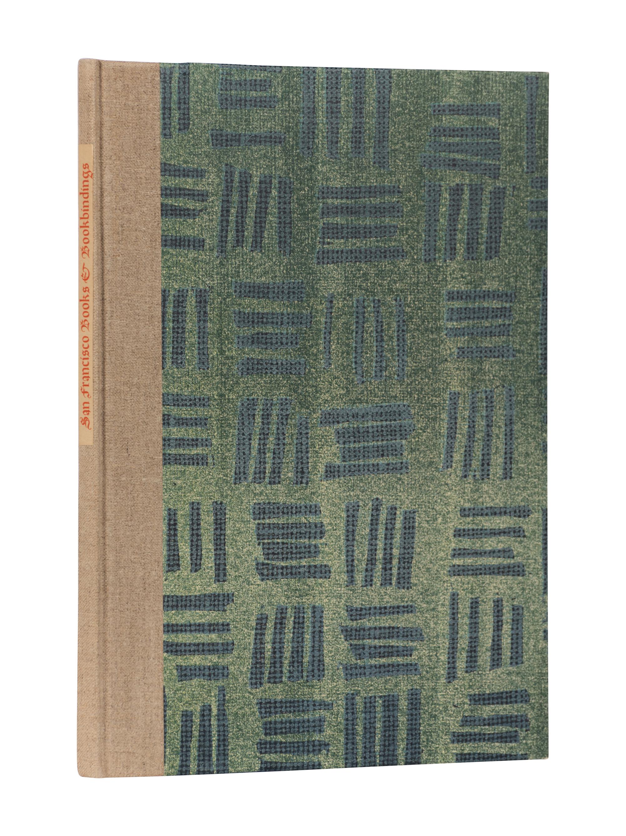 [GRABHORN PRESS – GROLIER CLUB]. MAGEE, David (1905-1977). Fine Printing and Bookbinding from San Francisco and its Environs: A Representative Exhibition for the Grolier Club . San Francisco: The Grabhorn Press for the Grolier Club, 1961.