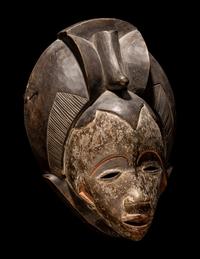 Two Punu Wood Masks