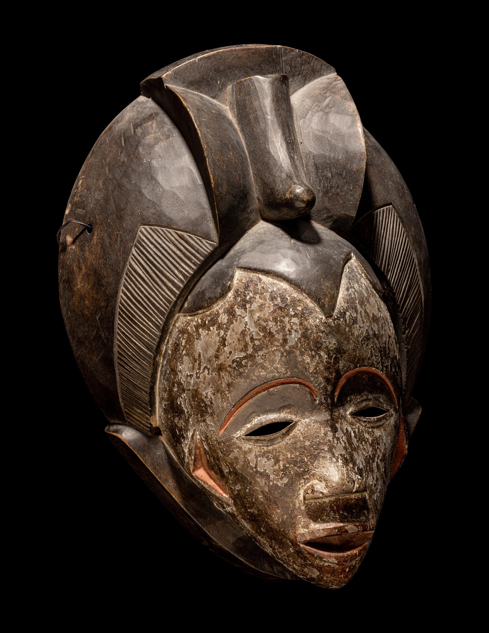 Two Punu Wood Masks