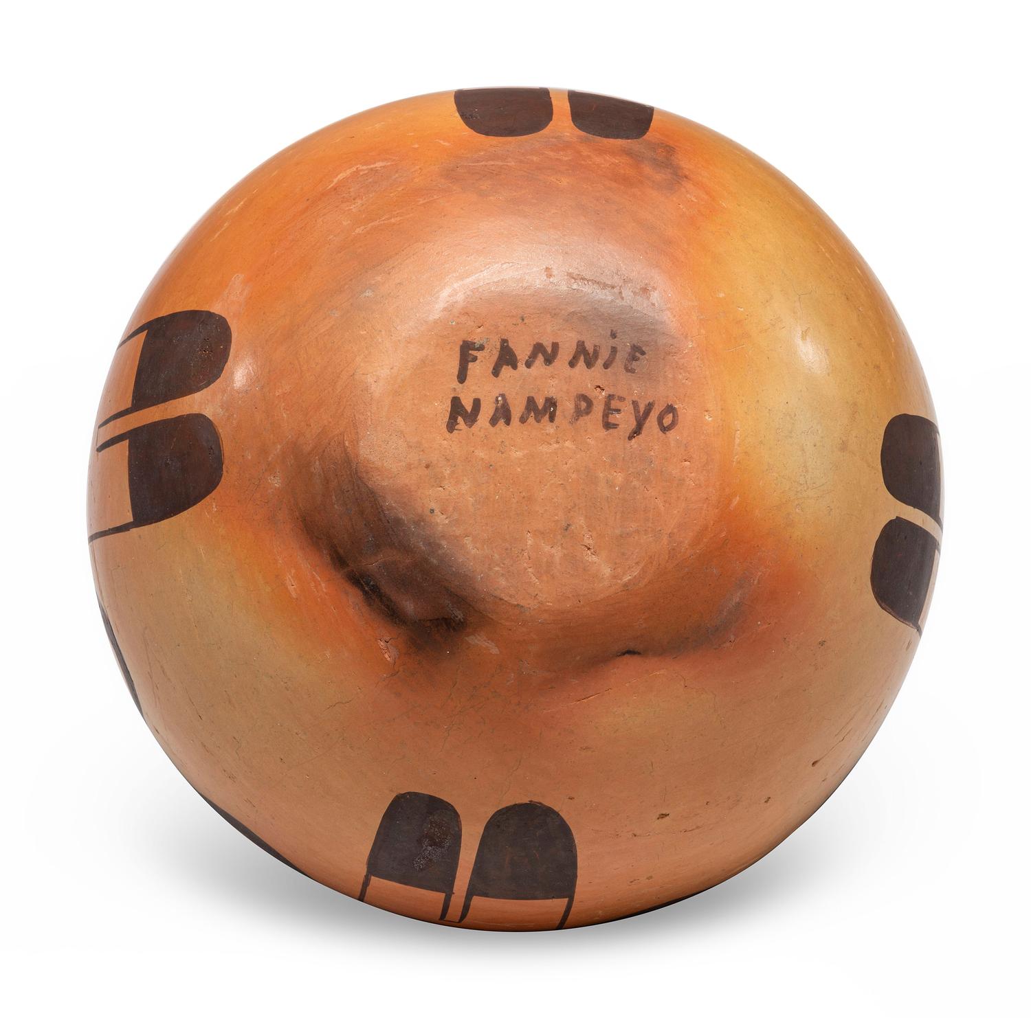 Pottery Jar, with Eagle Tail Pattern