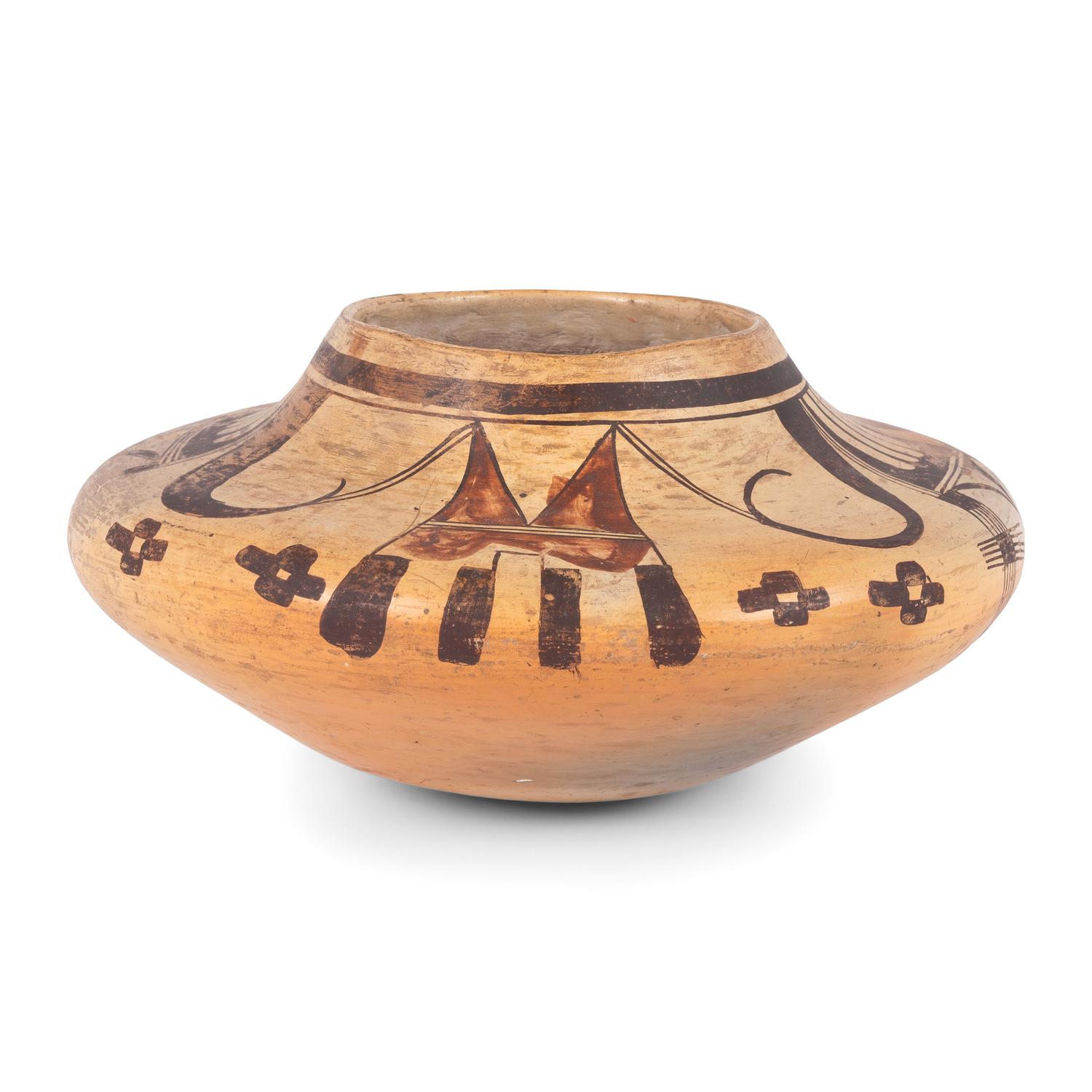 Hopi Polychrome Pottery Jar