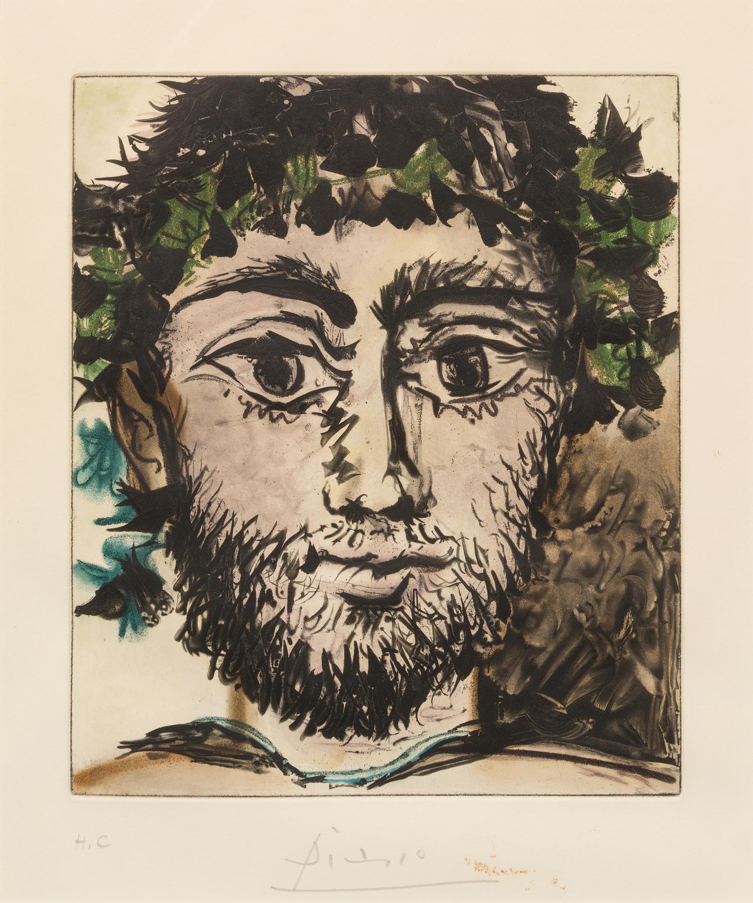 Pablo Picasso, (Spanish, 1881-1973), Tete de Faune, c. 1958